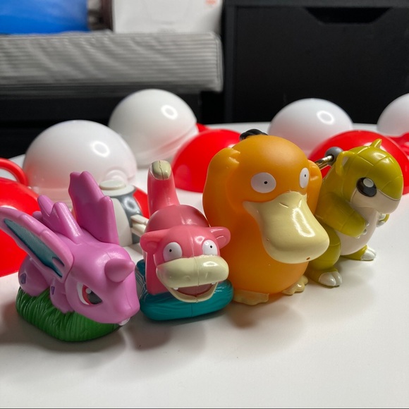 Pokemon Toys Vintage 999200 Burger King Pokmon Toys Complete With Pokeballs Poshmark